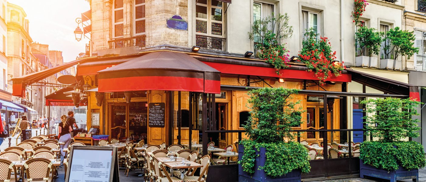 Straßencafe in Paris