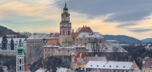 Winterliches Krumau &copy; petunyia-fotolia.com