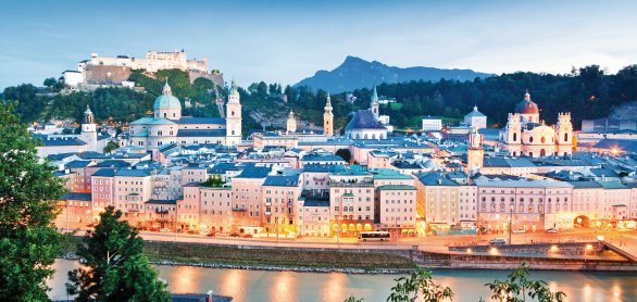 Blick vom Kapuzinerberg auf Salzburg © Jakob Radlgruber-fotolia.com