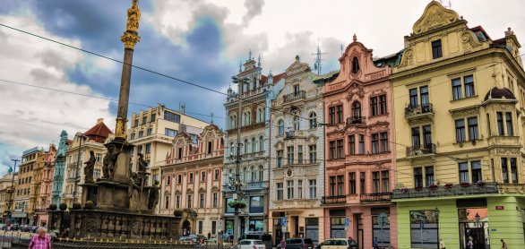 Pilsen mit Mariensäule © ArTo - stock.adobe.com