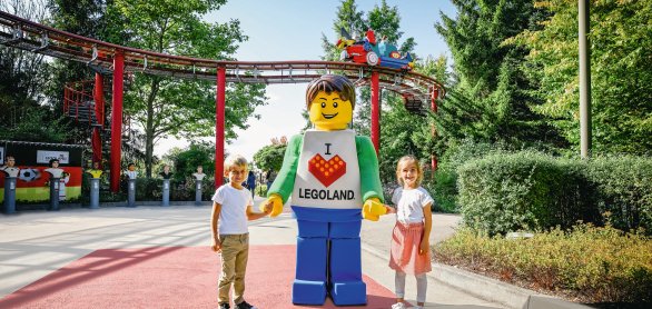 Legoland Park Maskottchen &copy; Legoland Deutschland Resort