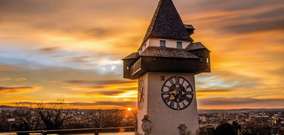 Grazer Uhrturm &copy; Graz Tourismus - Markus Spenger