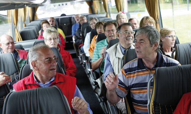 Reisebus Gruppe