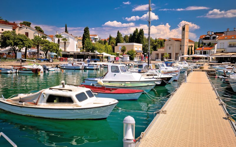 Hafen in Malinska