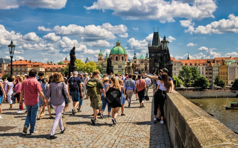 karlsbrücke, tschechien, menschen,,tschechisch, leute, personen, touristenattraktion, altstadt, sightseeing